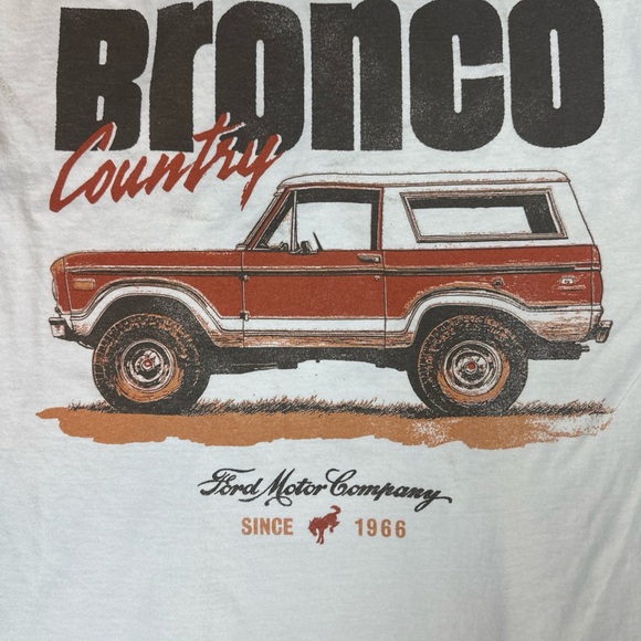 New Ford Motor Company Bronco Country Since 1966 Shirt Classic Men's Size Medium - Picture 14 of 15